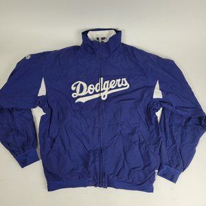 Kids Los Angeles Dodgers Authentic Majestic On Field Jacket - Children's Size M